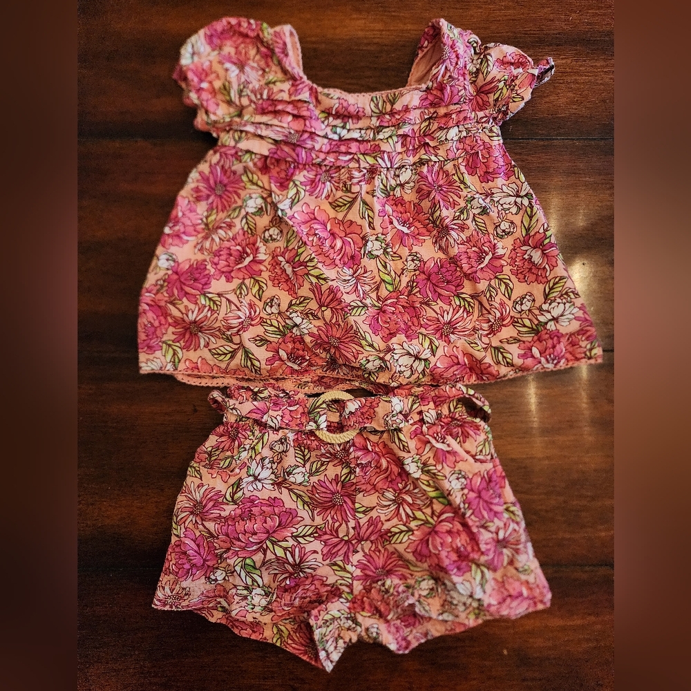 Sold Tommy Bahama Floral Pink Kids Bottoms Set